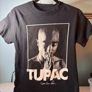 2PAC Tupac Shakur Graphic Tee M Black Bravado